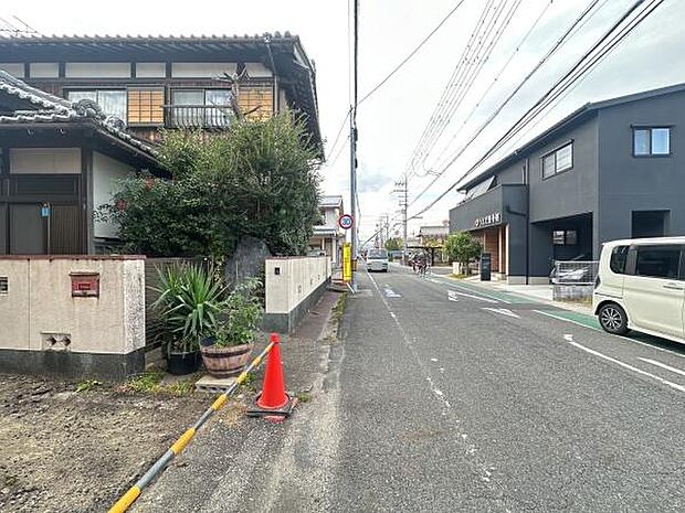 【前面道路】現地の前道道路です!