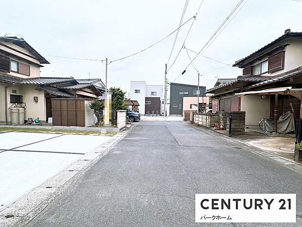 【前面道路】現地の前道道路です!
