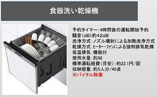 食器洗い乾燥機付き！