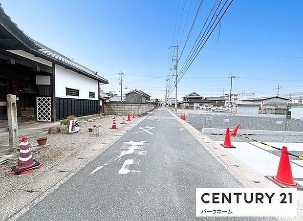 【前面道路】現地の前道道路です!