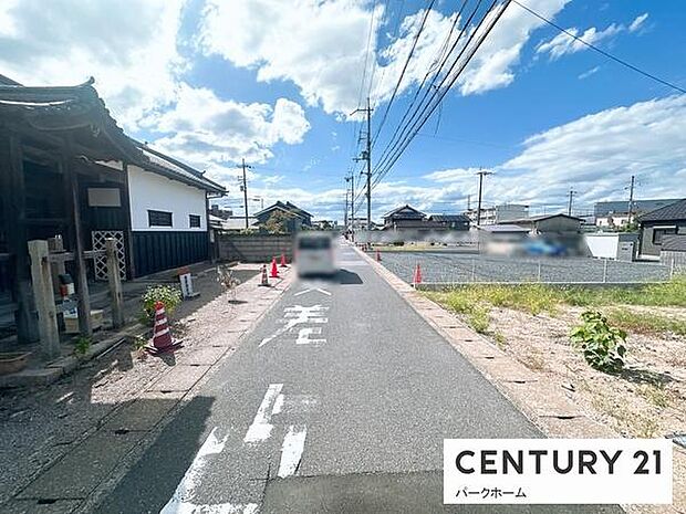 【前面道路】現地の前の道です!(2025年9月撮影)