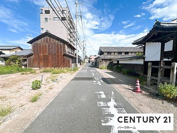 【前面道路】現地の前の道です!(2025年9月撮影)