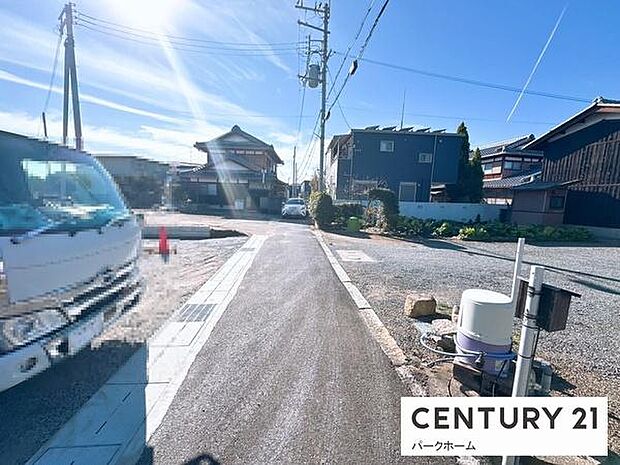 【前面道路】現地の前道道路です！