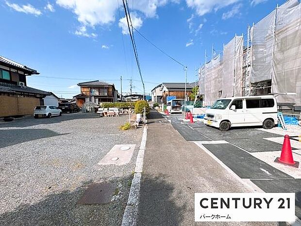 【前面道路】現地の前道道路です!
