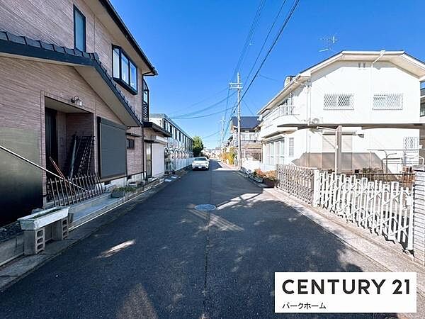 【前面道路】現地の前道道路です！