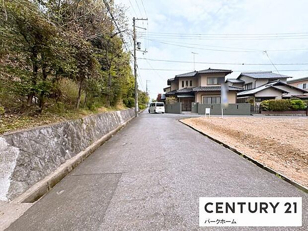 【前面道路】現地の前道道路です！