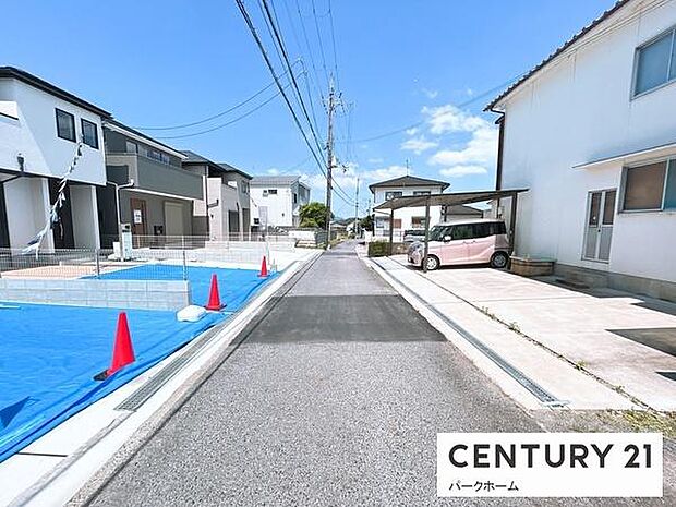 【前面道路】現地の前道道路です!