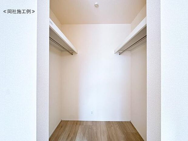 各部屋収納スペース付です。