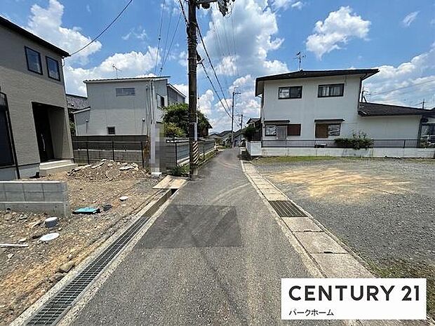 【前面道路】現地の前道道路です！