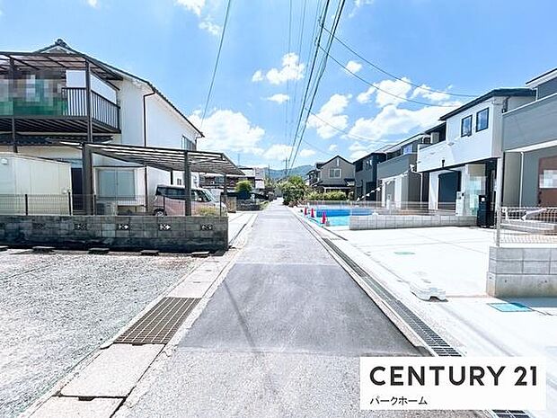 【前面道路】現地の前道道路です!