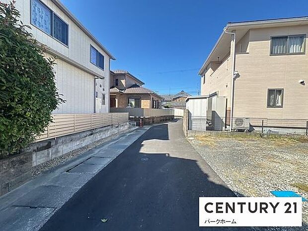 【前面道路】現地前面道路になります！