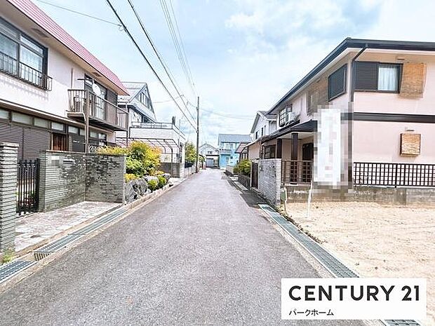 【前面道路】現地の前道道路です