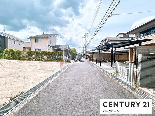 【前面道路】現地の前道道路です