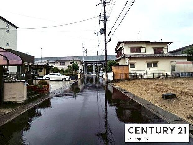 【前面道路】現地の前道道路です！