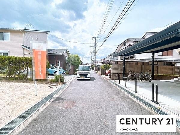 【前面道路】現地の前道道路です