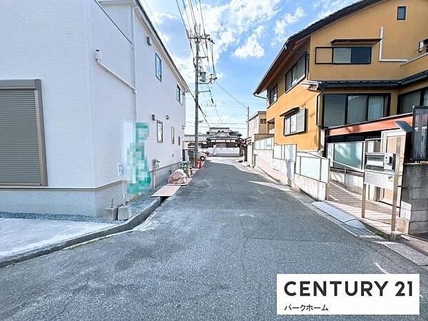 現地の前道道路です。