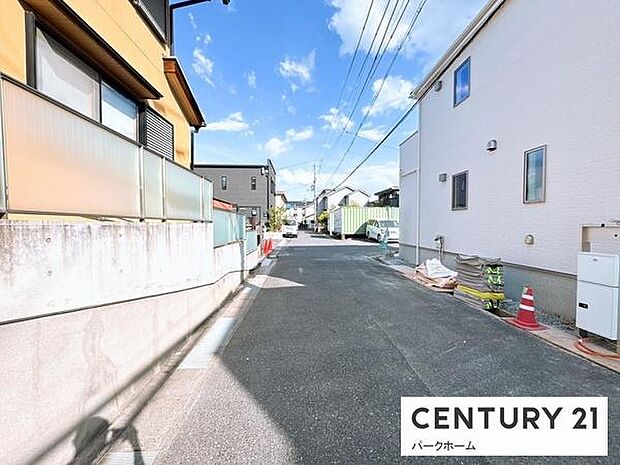 現地の前道道路です。