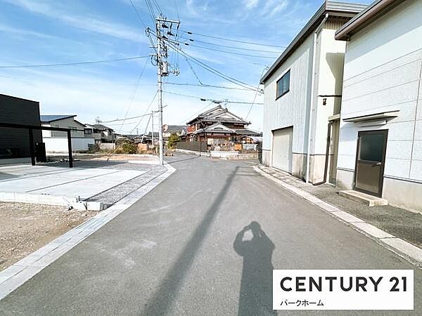 【前面道路】現地の前道道路です！