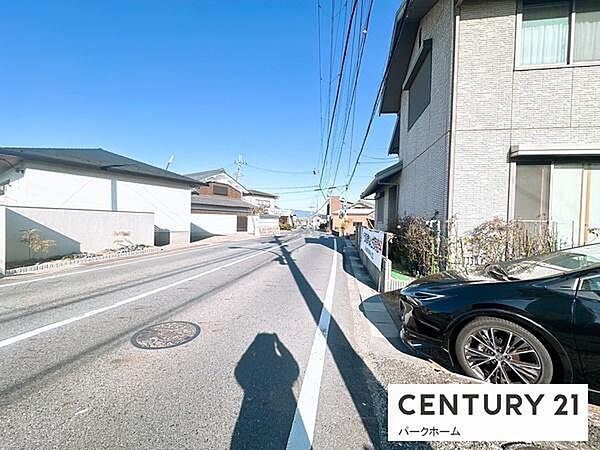 【前面道路】現地の前道道路です！