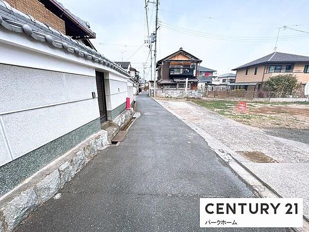 【前面道路】現地の前道道路です！