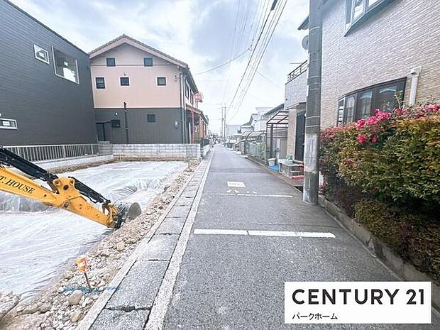 【前面道路】現地の前道道路です！