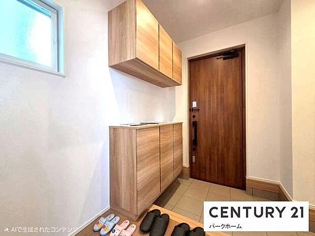 【玄関】シューズボックス完備！