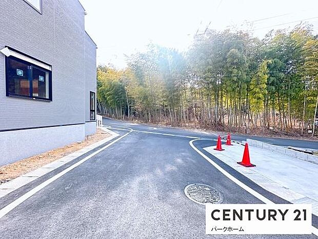 【前面道路】現地の前道道路です！