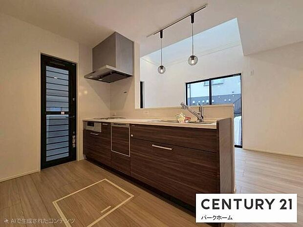 【キッチン】広々したキッチンでお料理もはかどります