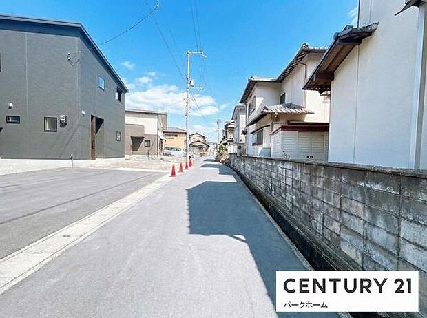 【前面道路】現地の前道道路です