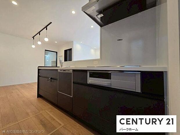 【キッチン】広々したキッチンでお料理もはかどります