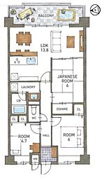 間取図画像 3LDK
