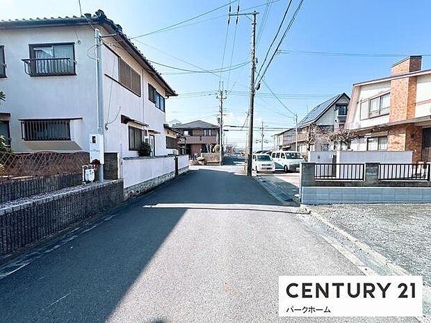 【前面道路】現地の前道道路です