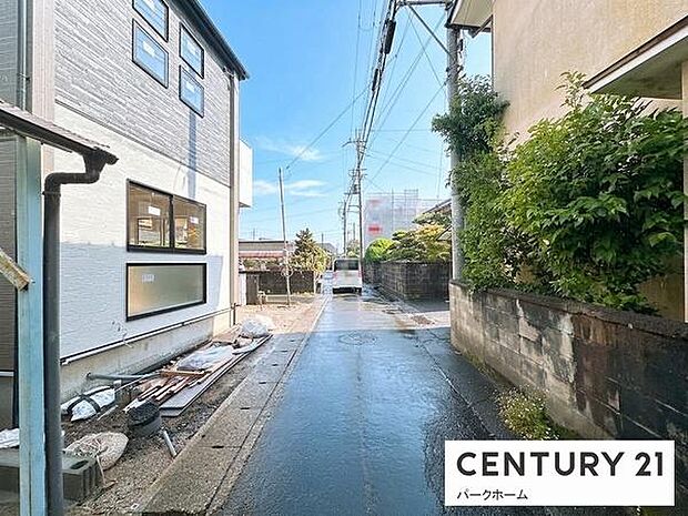 【前面道路】現地の前道道路です!