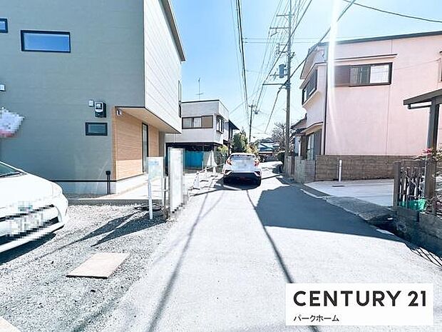 【前面道路】現地の前道道路です!