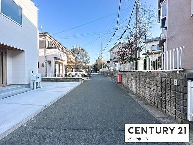 【前面道路】現地の前道道路です!