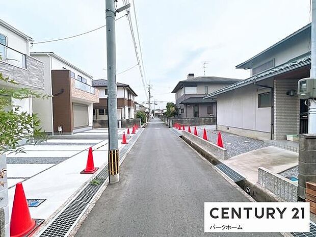 【前面道路】現地の前道道路です！