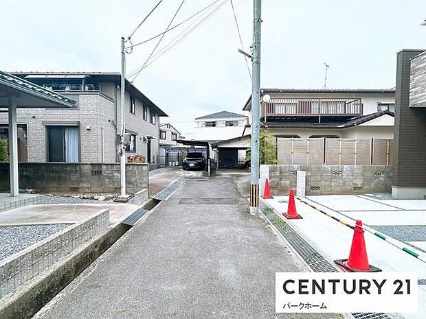 【前面道路】現地の前道道路です!