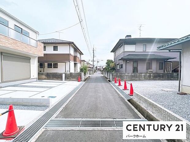 【前面道路】現地の前道道路です！