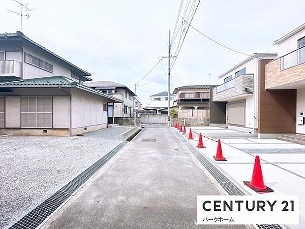 【前面道路】現地の前道道路です！
