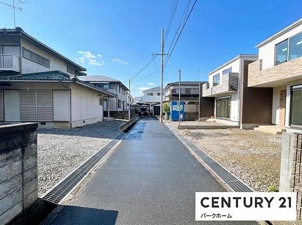 【前面道路】現地の前道道路です！