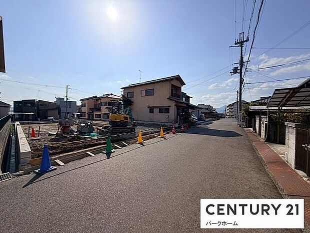 【前面道路】現地の前道道路です!