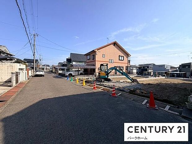 【前面道路】現地の前道道路です!
