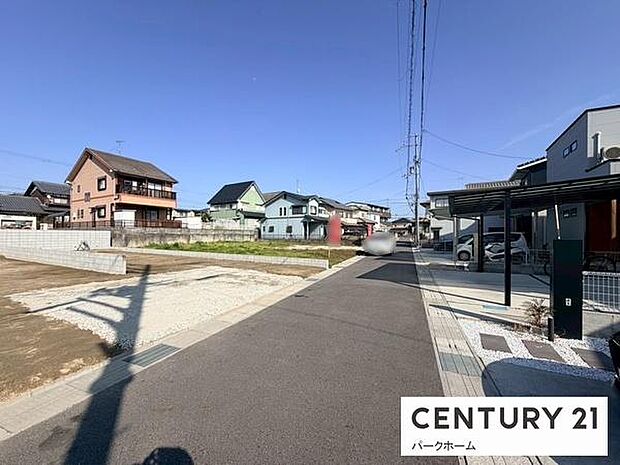 【前面道路】現地の前道道路です!