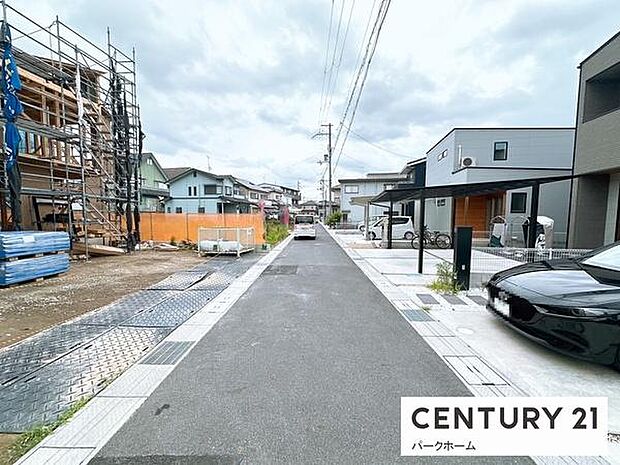 【前面道路】現地の前道道路です！