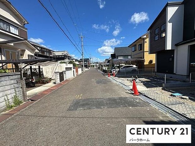 【前面道路】現地の前道道路です!