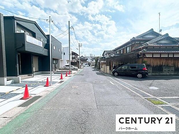 【前面道路】現地の前道道路です!