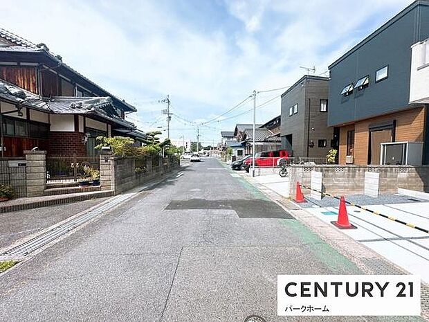 【前面道路】現地の前道道路です!
