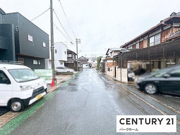 【前面道路】現地の前道道路です！
