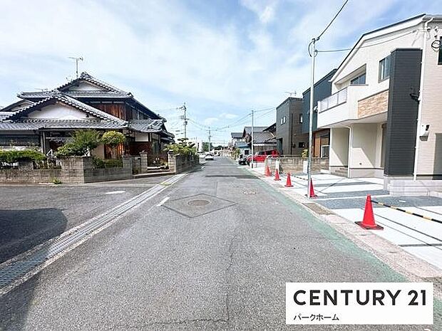 【前面道路】現地の前道道路です!