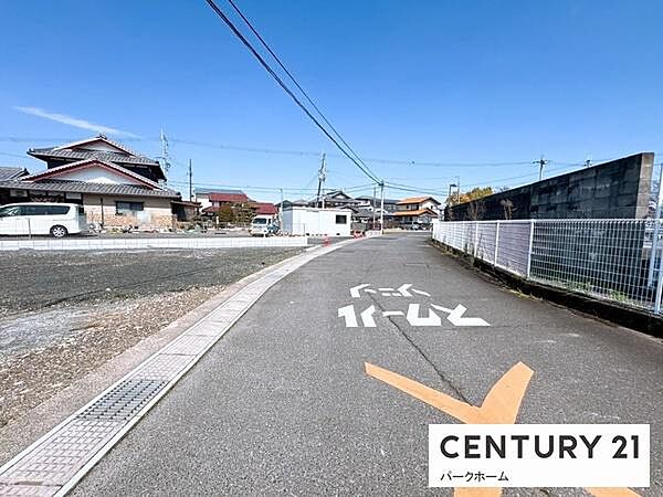 【前面道路】現地の前道道路です！